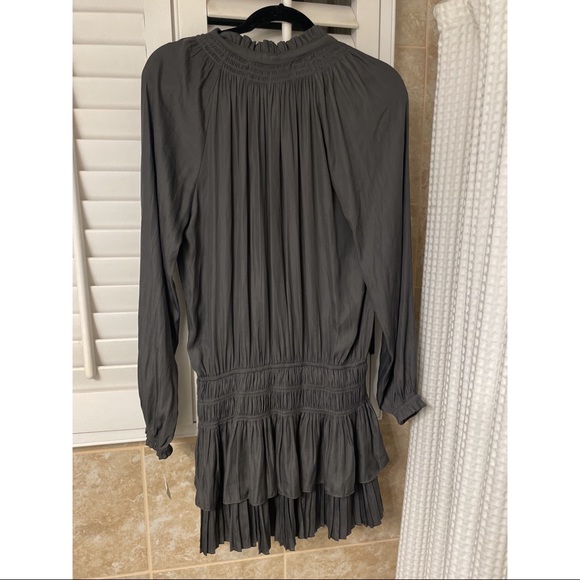 *NEVER BEEN WORN* Cute & comfy charcoal gray dress from Impeccable Pig - Picture 3 of 3